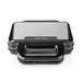 Nedis Sandwich Maker - 900 W, 26.8 x 14.5 cm, Automatic temperature control, Automatic temperature control - Aluminium / Plastic