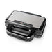 Nedis Sandwich Maker - 900 W, 26.8 x 14.5 cm, Automatic temperature control, Automatic temperature control - Aluminium / Plastic