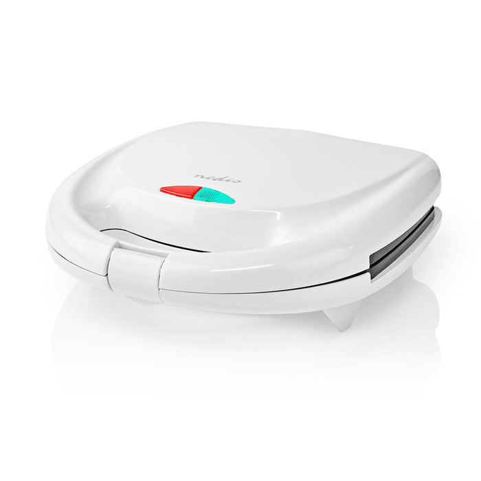 Nedis Sandwich Maker - 800 W - White, 