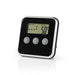 Nedis Meat Thermometer - Alarm / Timer, LCD Display, 0 - 250 °C, 0 - 250 °C - Black / Silver