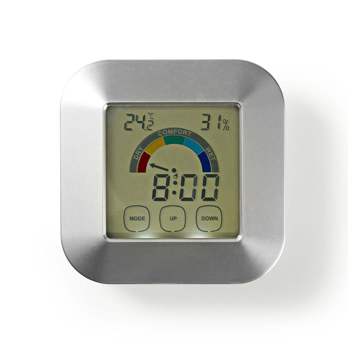 Nedis Kitchen Thermometer - Silver / White - Plastic - Digital display, 