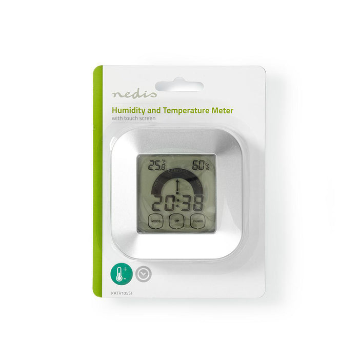 Nedis Kitchen Thermometer - Silver / White - Plastic - Digital display, 