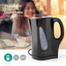 Nedis Electric Kettle - 1.7 l, Plastic, Black, Strix® controller - Boil-dry protection