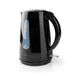 Nedis Electric Kettle - 1.7 l, Plastic, Black, Strix® controller - Boil-dry protection