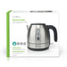 Nedis Electric Kettle - 1.0 l, Stainless Steel, Aluminium, Strix® controller - Boil-dry protection