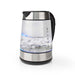 Nedis Electric Kettle - 1.7 l, Glass, Transparent, Strix® controller - Boil-dry protection