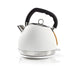 Nedis Electric Kettle - 1.8 l, Soft-Touch, White, Strix® controller - Boil-dry protection