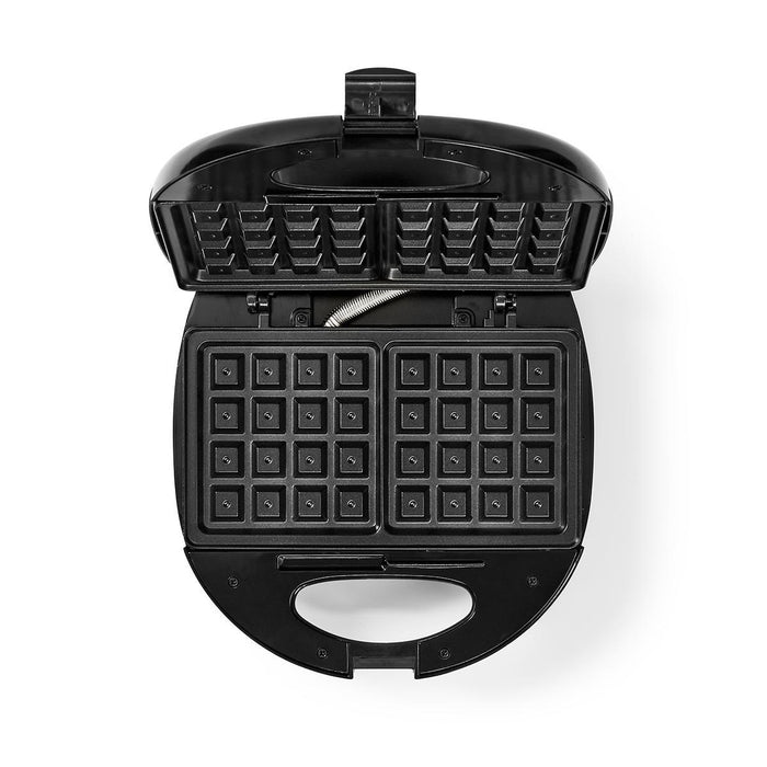 Nedis Waffle Plate - 750 W - Black, 