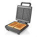 Nedis Waffle Maker - Belgian waffles, 22 x 12.5 cm, 1200 W, Automatic temperature control - ABS / Aluminium