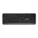 Nedis Wired Keyboard - USB-A, Multimedia, QWERTY, IT Layout - Numeric keypad