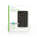 Nedis Wired Keyboard - USB-A, Office, Single-Handed, Numeric - Numeric keypad