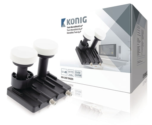 KÃ¶nig LNB Twin Monoblock 6.0° 1.1 dB