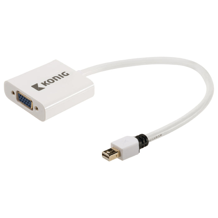 KÃ¶nig Mini DisplayPort Cable Mini DisplayPort Male - VGA Female 0.20 m White