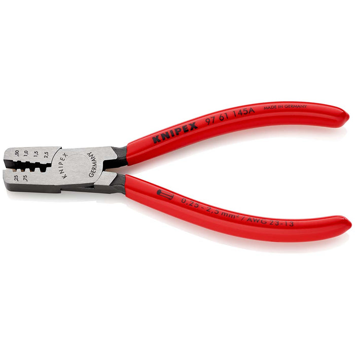 Knipex Crimping Pliers for wire ferrules 145 mm 0.25-2.5 mm²