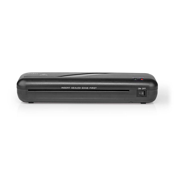 Nedis Laminator - Hot, A4, 230 mm/min, Mains Powered - Black