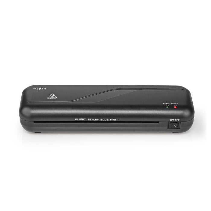 Nedis Laminator - Hot, A4, 230 mm/min, Mains Powered - Black