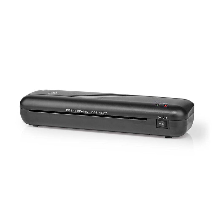 Nedis Laminator - Hot, A4, 230 mm/min, Mains Powered - Black