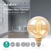 Nedis LED Filament Bulb E27 - G125, 3.5 W, 120 lm, Retro Style - 1 pcs