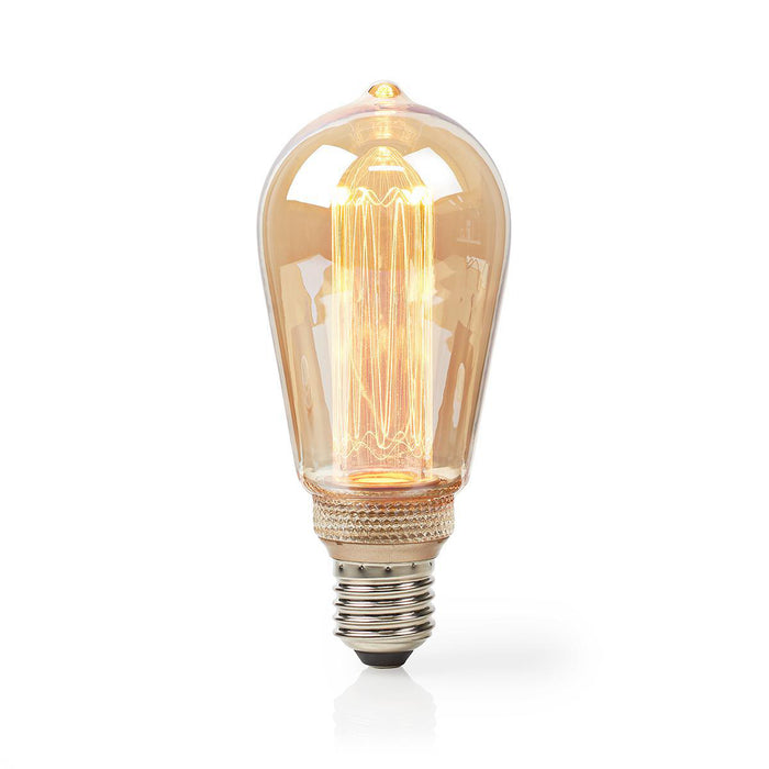 Nedis LED Filament Bulb E27 - ST64, 3.5 W, 120 lm, Retro Style - 1 pcs