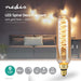 Nedis LED Filament Bulb E27 - T65, 8.5 W, 600 lm, Retro Style - 1 pcs