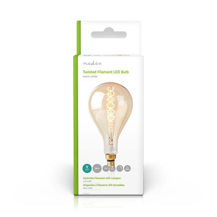 Nedis LED Filament Bulb E27 - A160, 5 W, 280 lm, Retro Style - 1 pcs