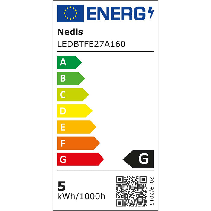 Nedis LED Filament Bulb E27 - A160, 5 W, 280 lm, Retro Style - 1 pcs