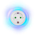 Nedis Plug-In LED Night Light - Day/night sensor, 3680 W, 10 lm, 10 lm - Blue / Green / White