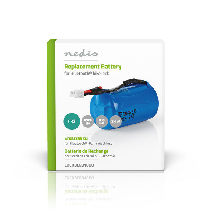 Nedis Replacement Battery - 800 mAh - Gift Box with Euro Lock, 