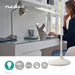 Nedis LED Desk Lamp - Dimmable, 250 lm, Rechargeable, Touch Function - White