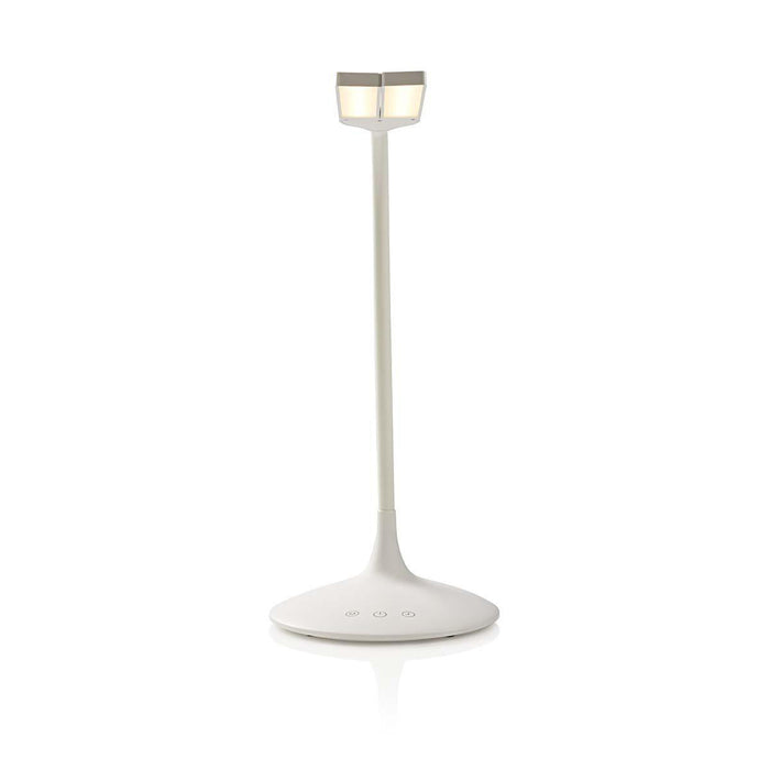 Nedis LED Desk Lamp - Dimmable, 280 lm, Rechargeable, Touch Function - White