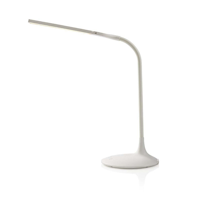 Nedis LED Desk Lamp - Dimmable, 280 lm, Rechargeable, Touch Function - White