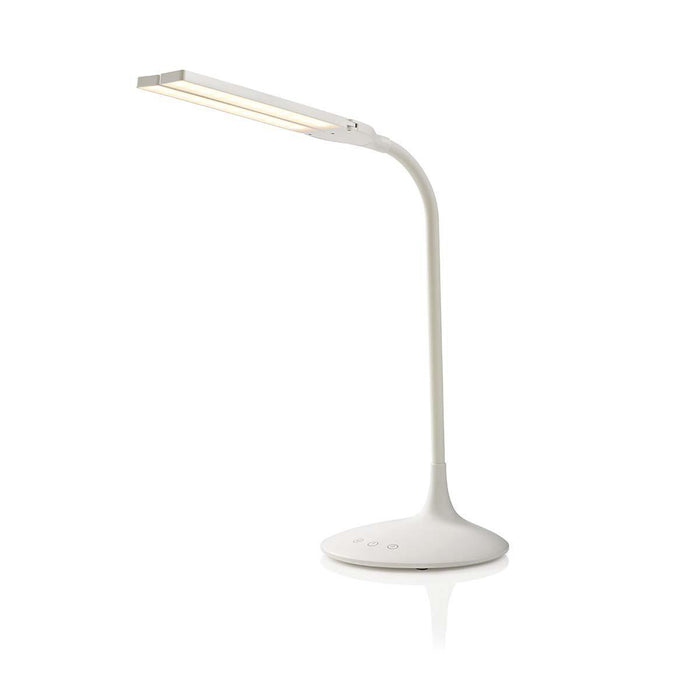 Nedis LED Desk Lamp - Dimmable, 280 lm, Rechargeable, Touch Function - White