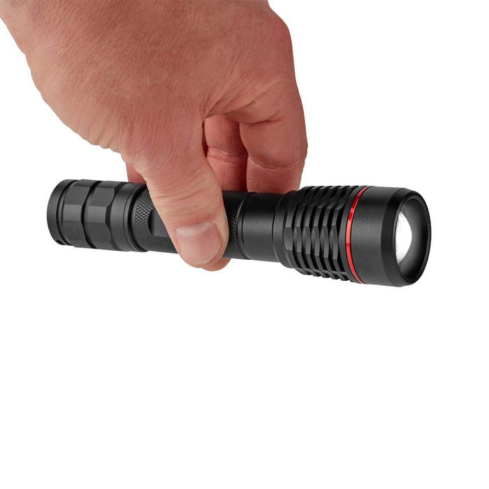 Nedis LED Torch - Battery Powered / USB Powered, 3.7 V DC, 10 W, Light range: 200 m - Beam angle: 10 °