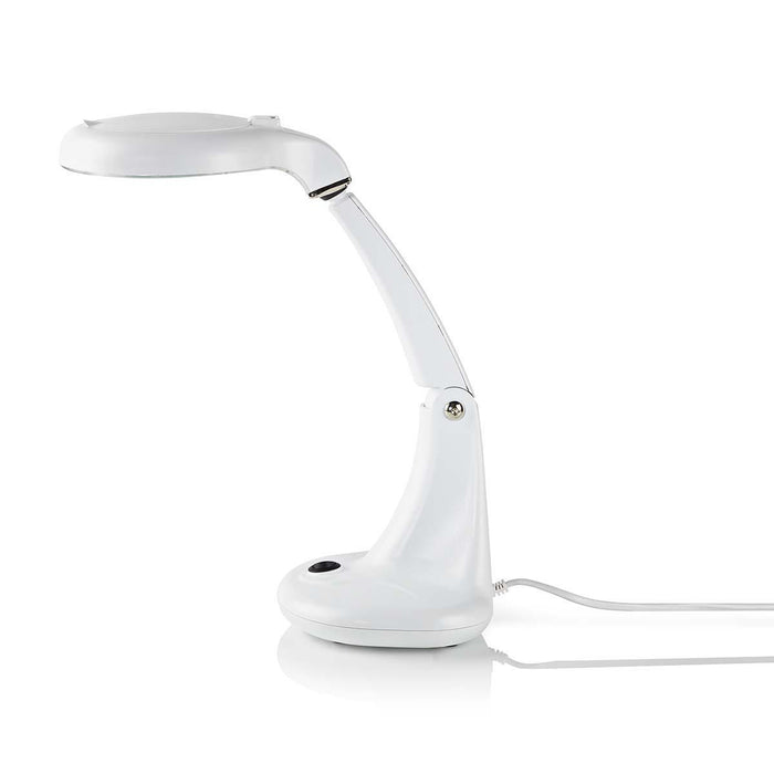 Nedis Magnifying Table Lamp - Lens strength: 3 + 12 Diopter, 12 W, 480 lm, 480 lm - White