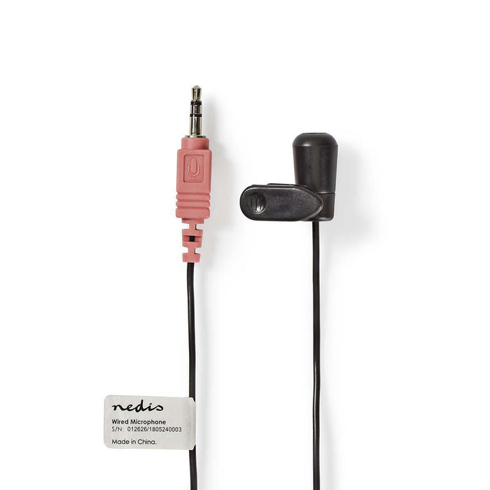 Nedis Microphone - Used for: Notebook / Smartphone / Tablet - Wired - 1x 3.5 mm, 