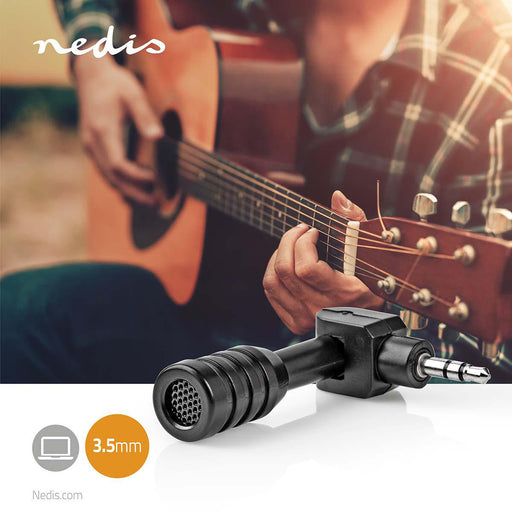 Nedis Microphone - Used for: Notebook - Wired - 1x 3.5 mm, 