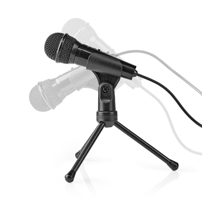 Nedis Microphone - Used for: Desktop / Notebook / Smartphone / Tablet - Wired - 1x 3.5 mm, 