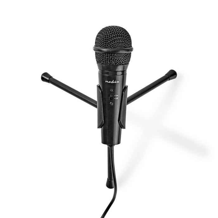 Nedis Microphone - Used for: Desktop / Notebook / Smartphone / Tablet - Wired - 1x 3.5 mm, 