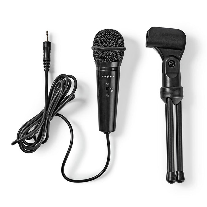 Nedis Microphone - Used for: Desktop / Notebook / Smartphone / Tablet - Wired - 1x 3.5 mm, 