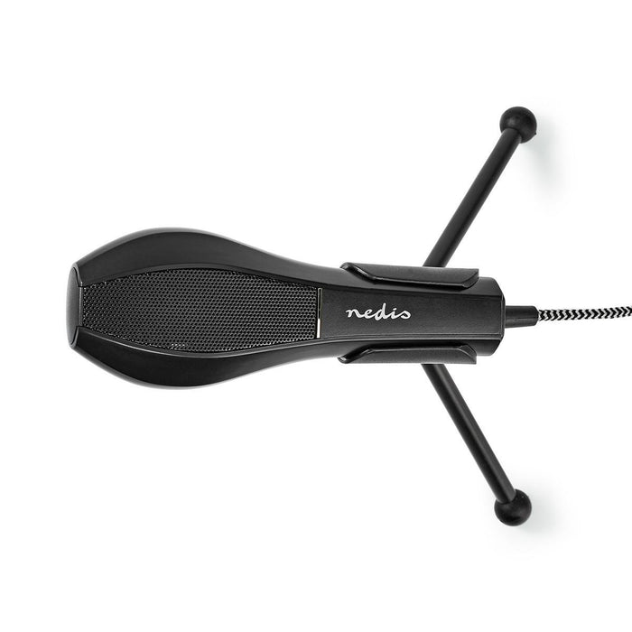 Nedis Microphone - Used for: Desktop / Notebook - Wired - 1x USB, 