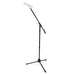 Nedis Microphone Stand - V-Shape, Height range: 950-1650 mm, Maximum arm length: 800 mm, ABS / Aluminium - Black