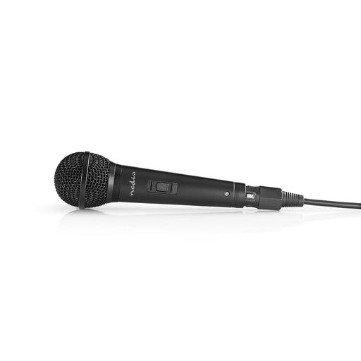 Nedis Wired Microphone - Cardioid, Detachable Cable, 5.00 m, ABS / Aluminium - Black