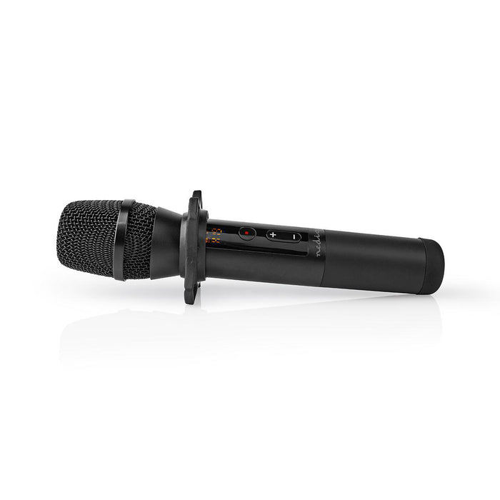 Nedis Wireless Microphone Set - 20 Channels, 1 Microphone, Cardioid, Volume control - Black