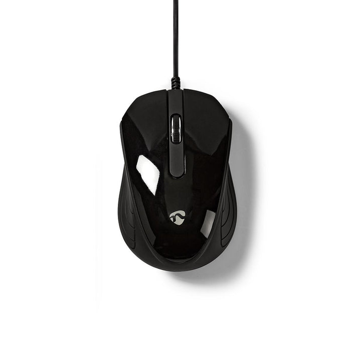 Nedis Wired Mouse - DPI: 1200 dpi, Number of buttons: 3, Both Handed, 1.50 m - Silent mouse