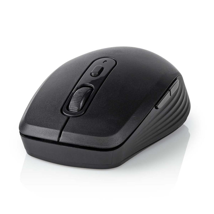 Nedis Mouse - Wireless, 800 / 1200 / 1600 dpi, Adjustable DPI, Number of buttons: 6 - Right-Handed