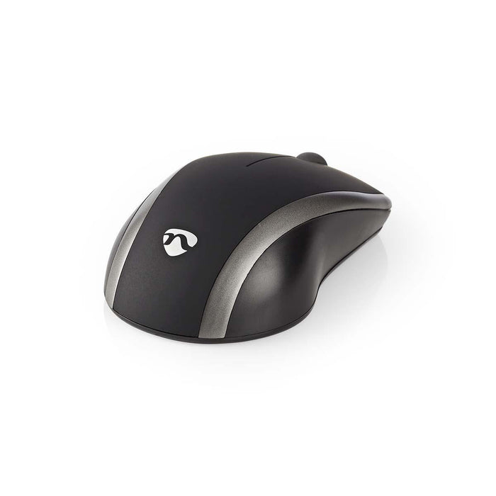 Nedis Mouse - Wireless, 1200 dpi, Number of buttons: 3, Number of buttons: 3 - Both Handed