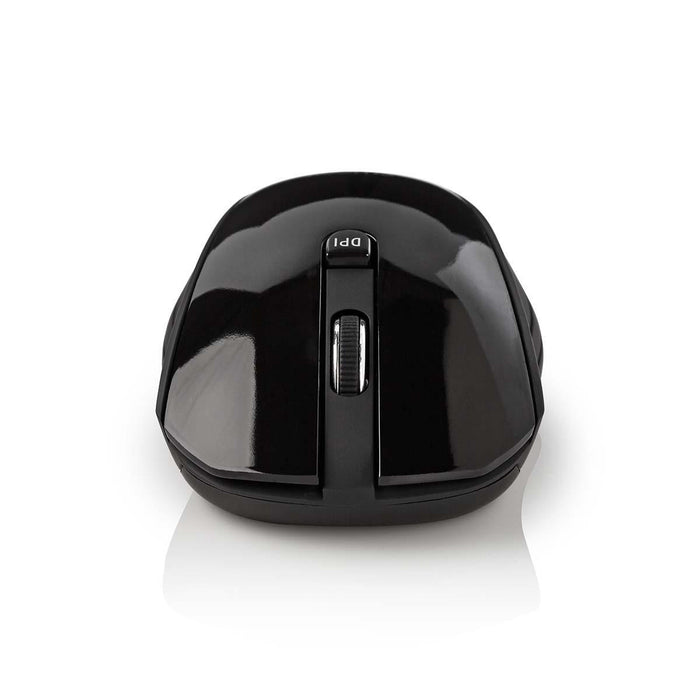 Nedis Mouse - Wireless, 800 / 1200 / 1600 dpi, Adjustable DPI, Number of buttons: 3 - Both Handed