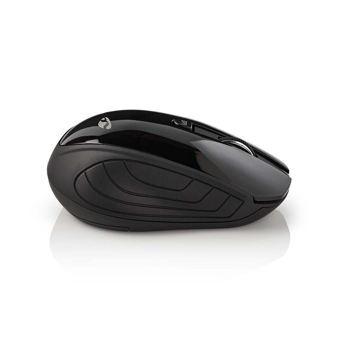 Nedis Mouse - Wireless, 800 / 1200 / 1600 dpi, Adjustable DPI, Number of buttons: 3 - Both Handed