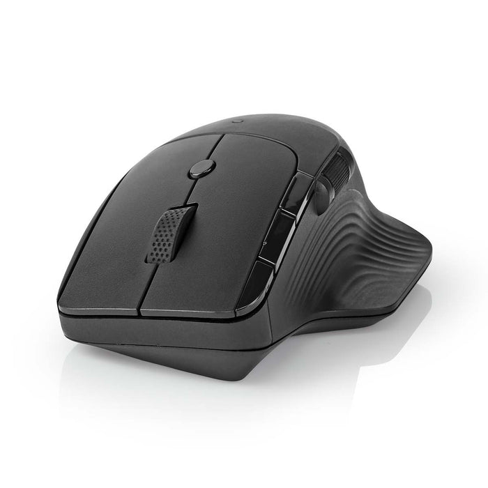 Nedis Mouse - Wireless, 800 / 1200 / 1600 dpi, Adjustable DPI, Number of buttons: 6 - Right-Handed