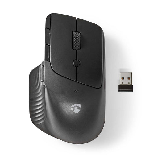 Nedis Mouse - Wireless, 800 / 1200 / 1600 dpi, Adjustable DPI, Number of buttons: 6 - Right-Handed